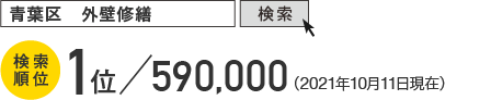 検索順位1位/590,000(2021年10月11日現在)