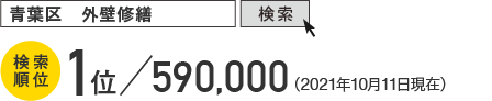 外壁修繕　株式会社 善　様 SEO実績