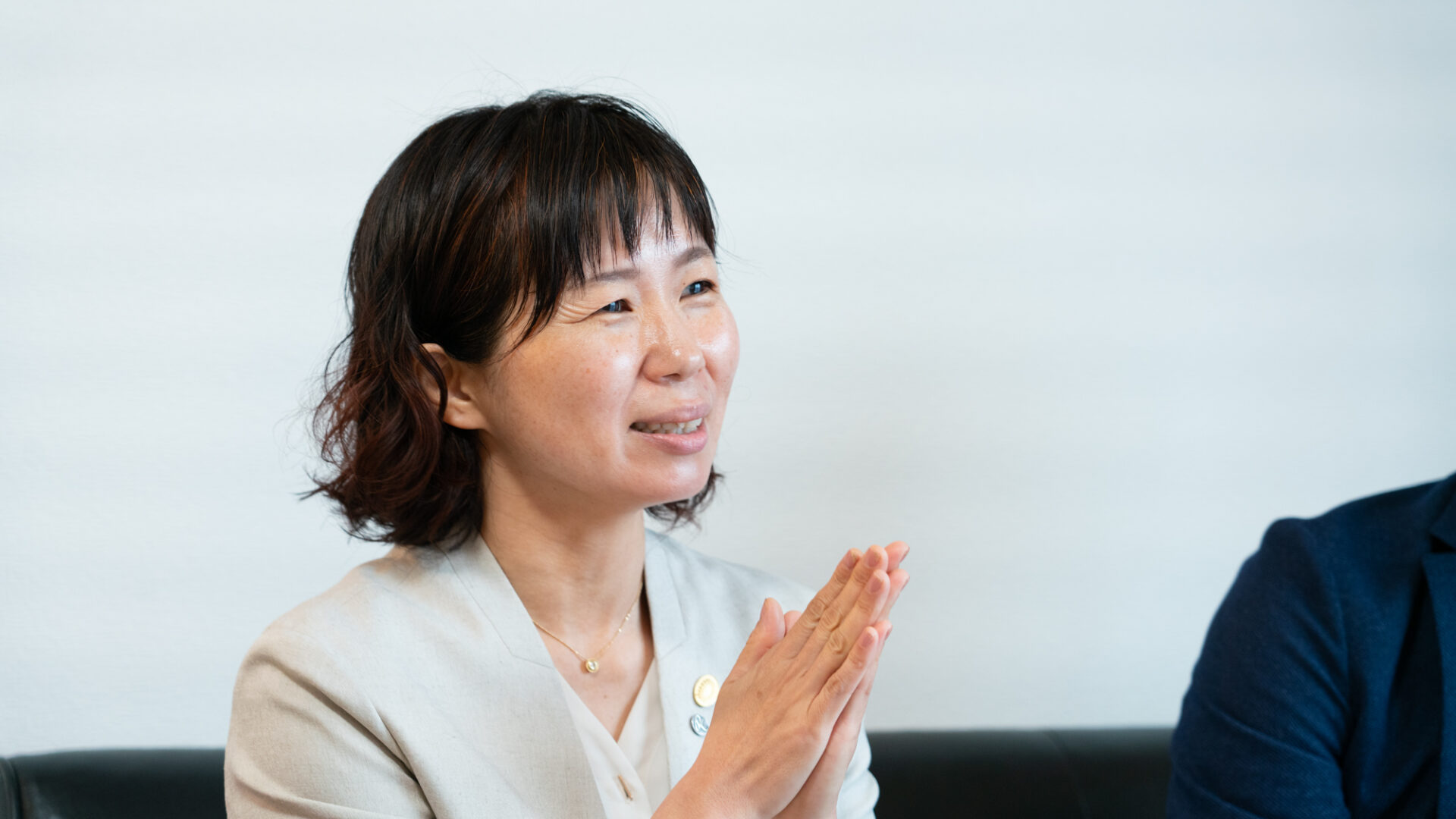 女性のためのマネー相談室を担当する日高叔子氏が相談支援の想いを語る様子